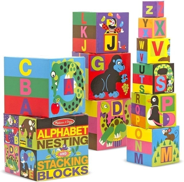 Alphabet Nesting and Stacking Blocks 1