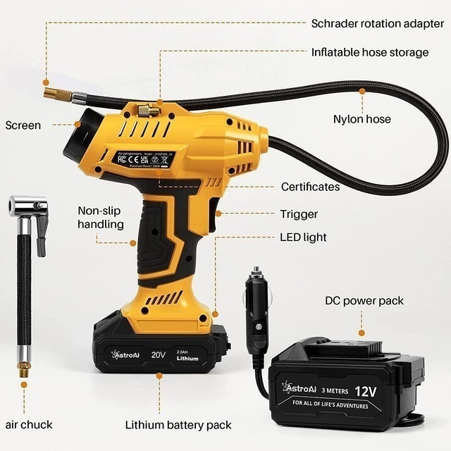 Cordless Tyre Inflator 4