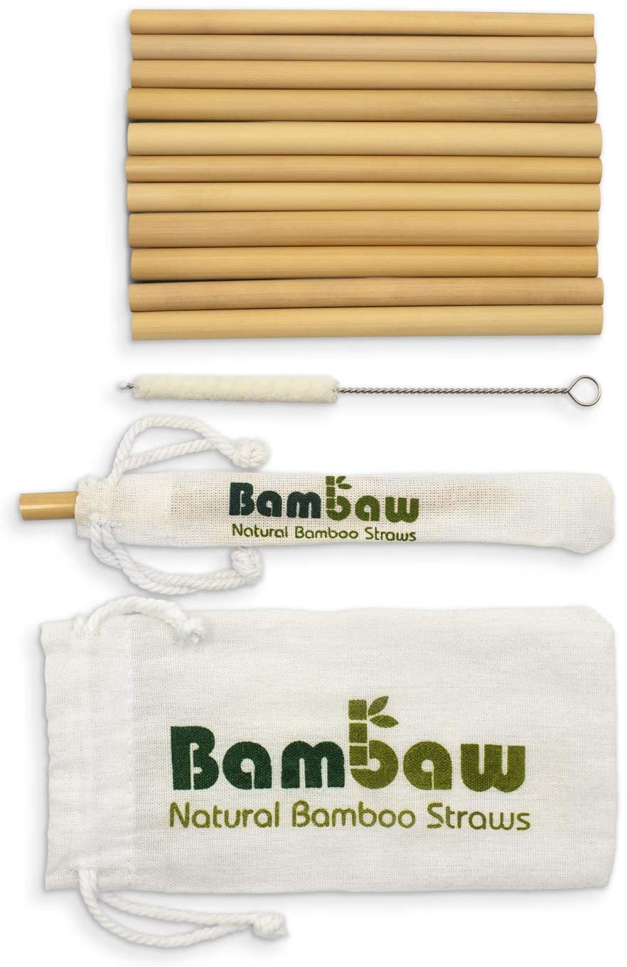 8. Bambaw Reusable Bamboo Straws 12 Pack 1