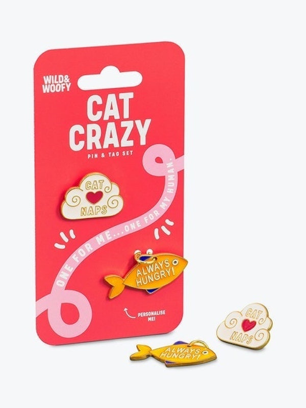 Cat Pin and Tag Set 1