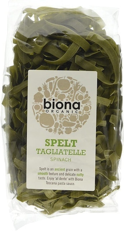 Organic Spelt Spinach Tagliatelle 1
