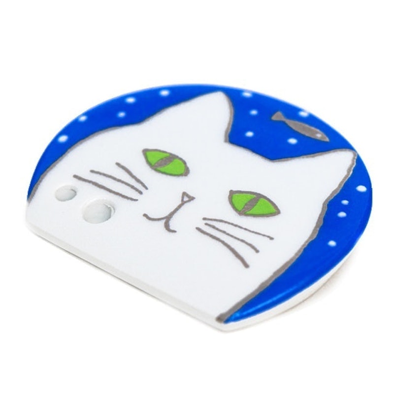 White Cat Incense Holder 1