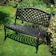 Lazy Susan Aluminium Garden Bench 1
