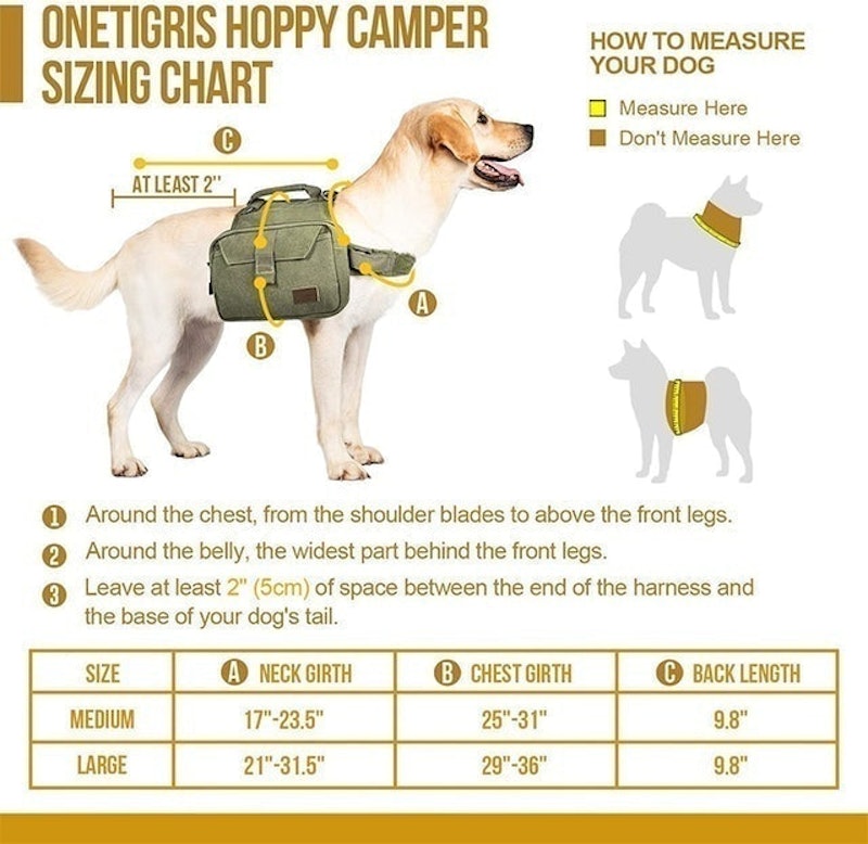 Hoppy Camper Doggy Backpack 2