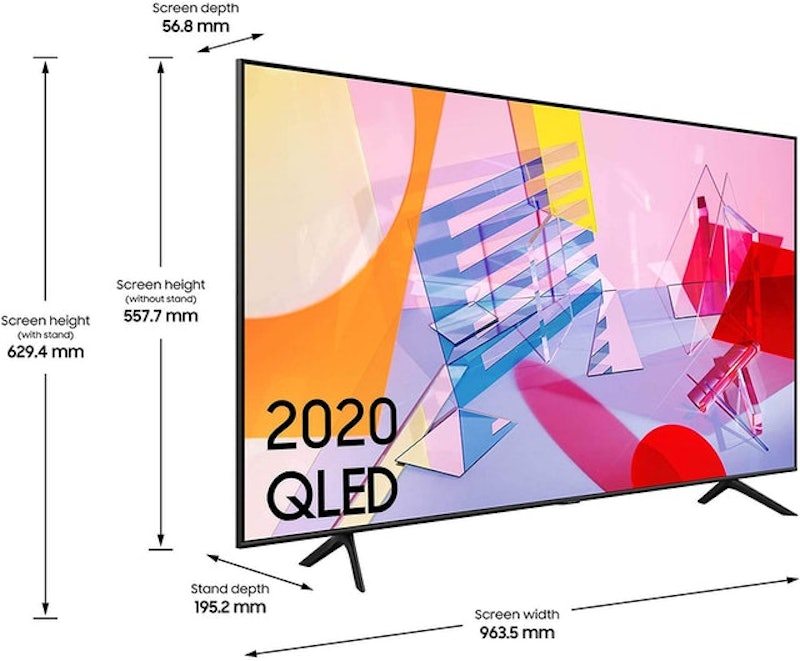 43 Inch QLED 4K Quantum HDR Smart TV 4