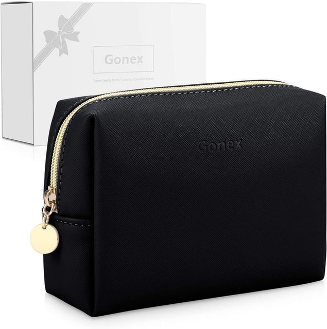 Small Leather Travel Toiletries Bag 1