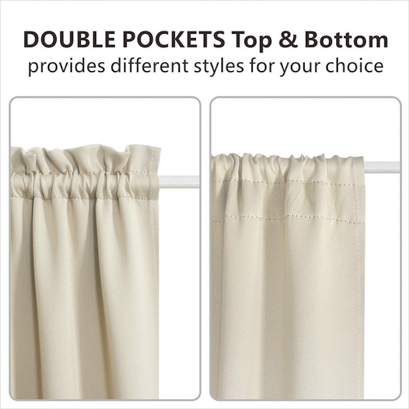 Premium French Door Blackout Curtains 2