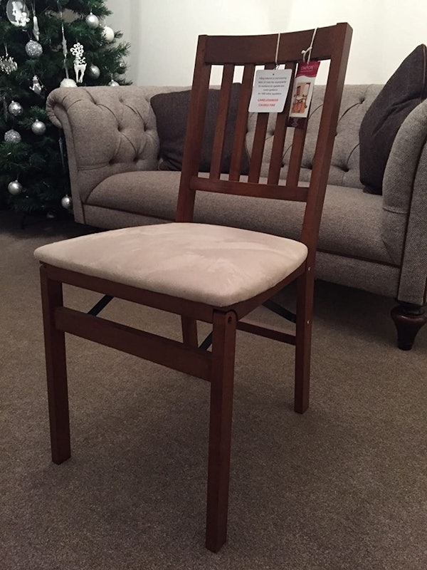 Folding Chair Cherry Finish 1