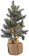Lights4fun Pre-Lit Battery Operated Mini Frosted Christmas Tree 1