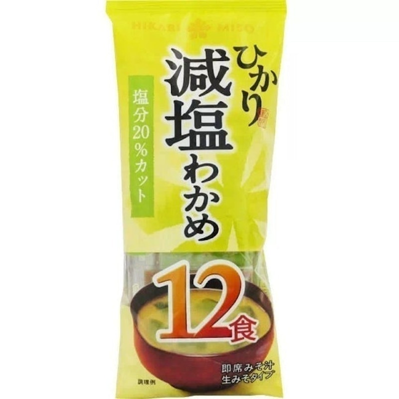 Reduced Salt Instant Miso Soup With Wakame 1
