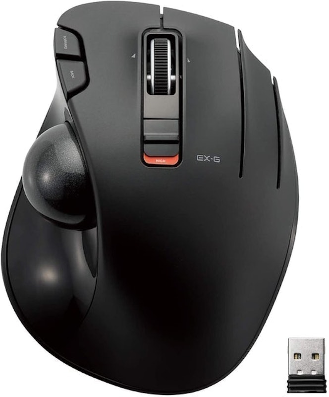 Wireless Thumb-Operated Trackball Mouse 1