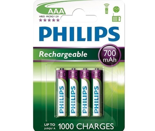 Long-Lasting Rechargeable Batteries 700mAh 1