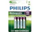 Philips Long-Lasting Rechargeable Batteries 700mAh 1