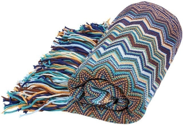Bohemian Style Throw Blanket 1