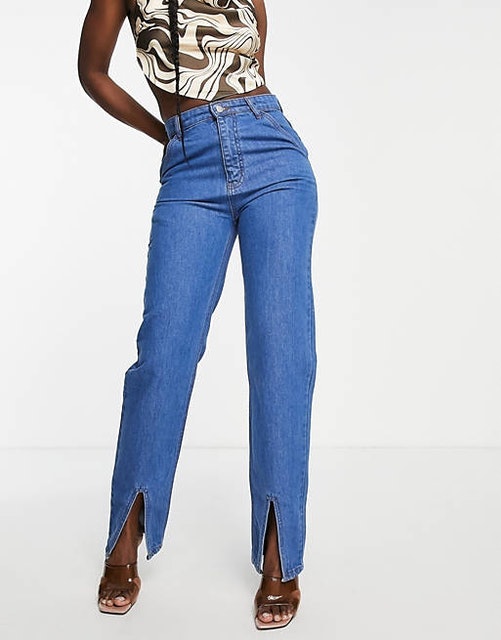 Split Hem Flared Jean 1