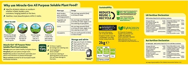 All Purpose Water Soluble Plant Food 2