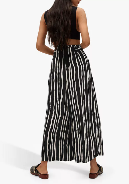 Asymmetric Stripe Culottes 2