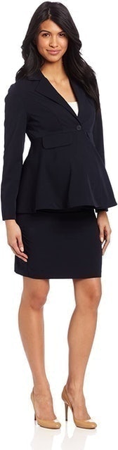 Women's Maternity Peplum Blazer 1