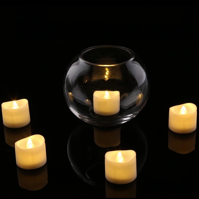 3. Homemory LED Votive Tea Lights 12 Pack 2