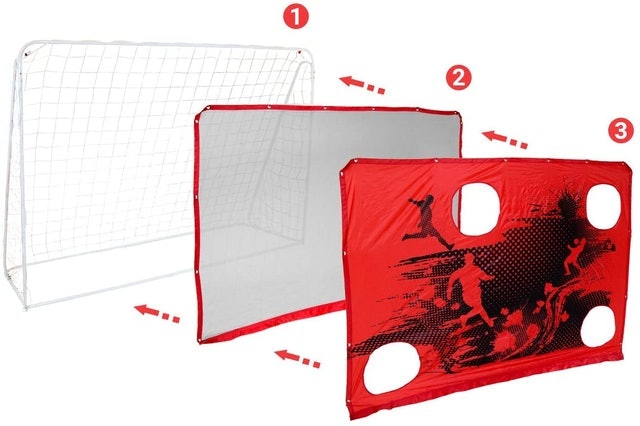 3-in-1 Target Shot Football Goal 4