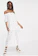 ASOS Design Off the Shoulder Puff Sleeve Button Front Broderie Jumpsuit 1