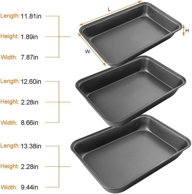 3 Non-Stick Roasting Tins 2