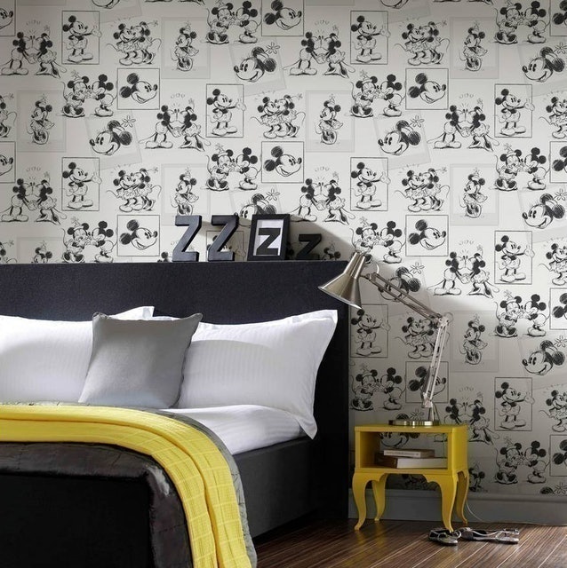 Mickey & Minnie Sketch Wallpaper 2
