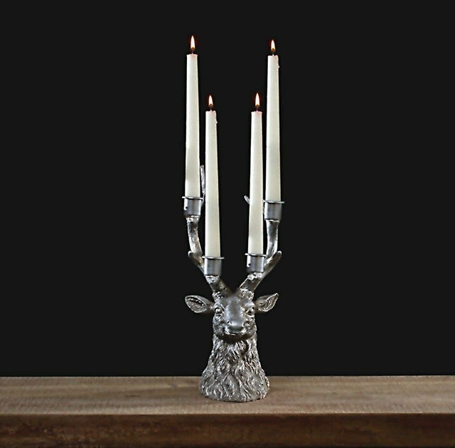 Stag Head Candle Holder 1