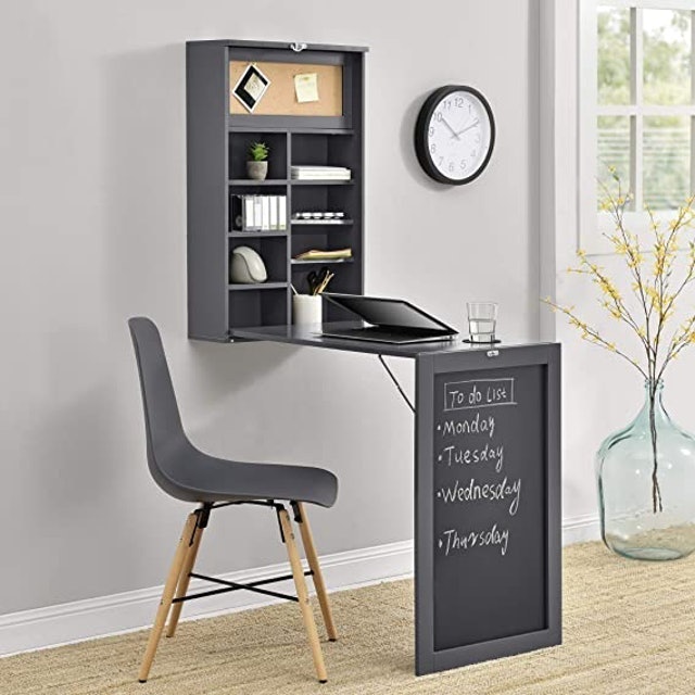 Folding Wall-Mounted Office Desk 3