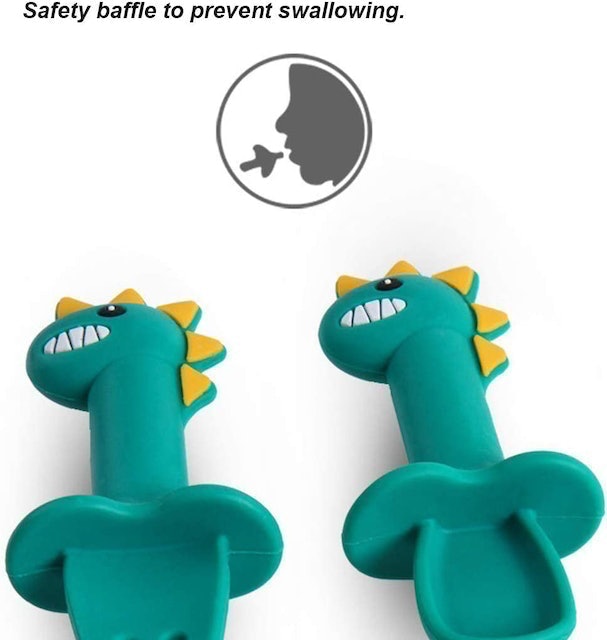 Baby Self Feeding Training Spoon and Fork 2