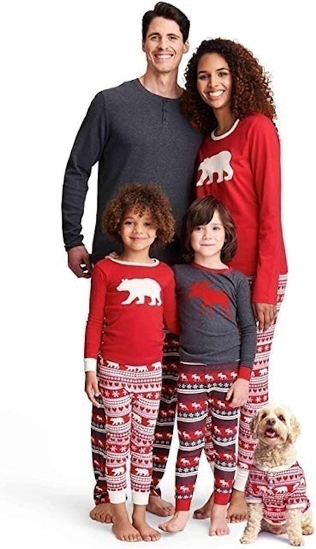 Fair Isle Bear & Moose Family Pyjamas 1
