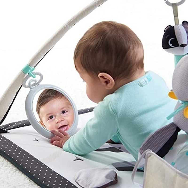White Gymini Baby Play Mat with Modern Design 2