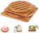 Efbock Set of 4 Bamboo Trivets 1