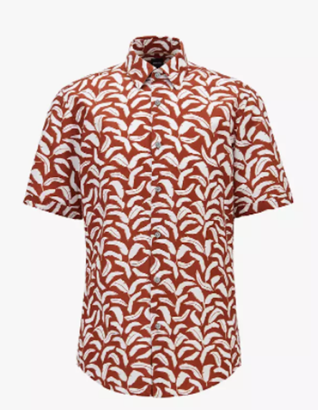 Luka Banana Leaf Print Shirt 1