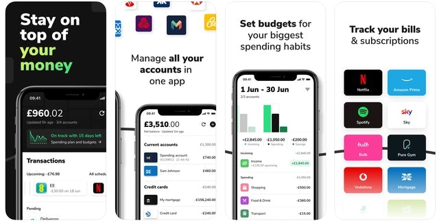 Money Dashboard Neon 2