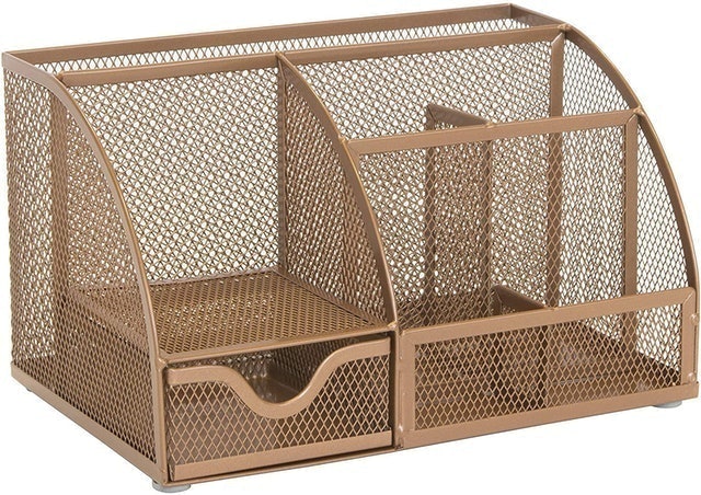 Rose Gold Desk Organiser 2