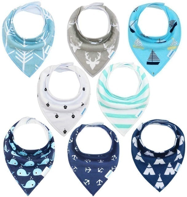 Baby Bandana Dribble Bibs 1