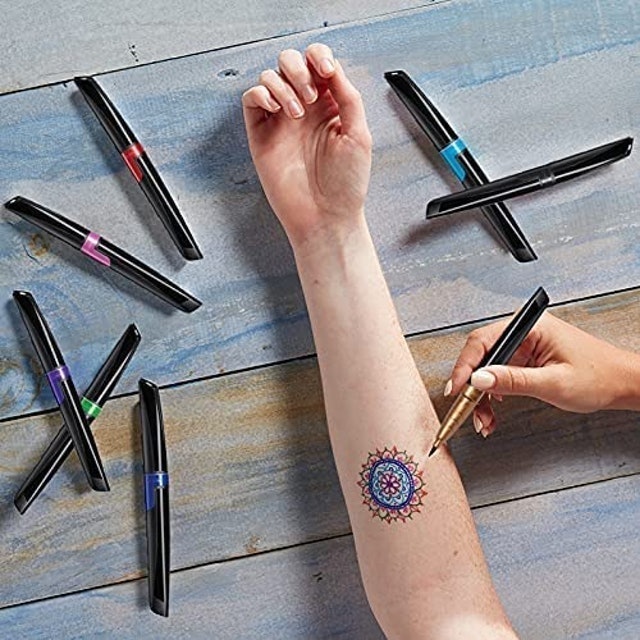 BodyMark Temporary Tattoo Markers and Stencil Sheets 2