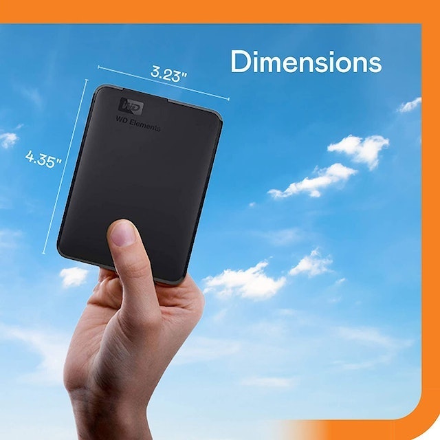 WD Elements Portable 1TB 4