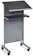 Audio-Visual Direct Wheeled Lectern with Storage Shelf 1