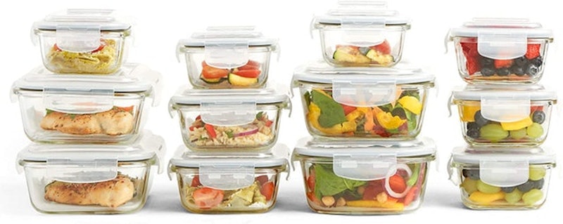 1. VonShef Glass Food Storage Container 12 Pack 2