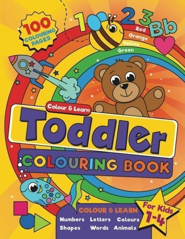 Colour & Learn Toddler Colouring Book 1