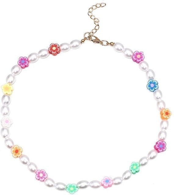Boho Pearl Beaded Choker Necklaces 1
