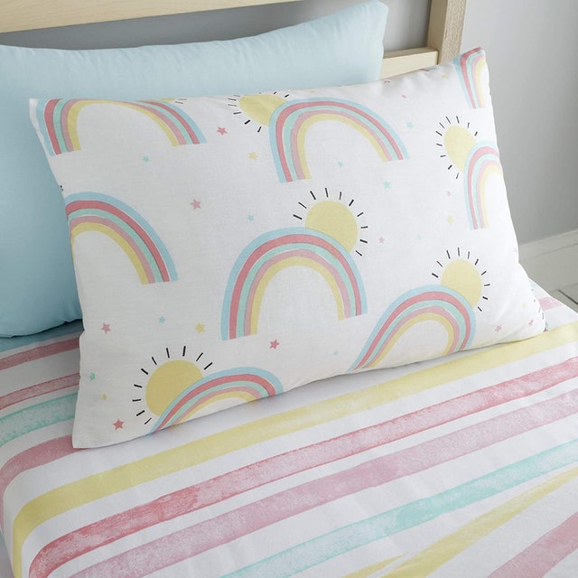 Rainbows, Sunshine and Stripes Reversible Bedding Set 3