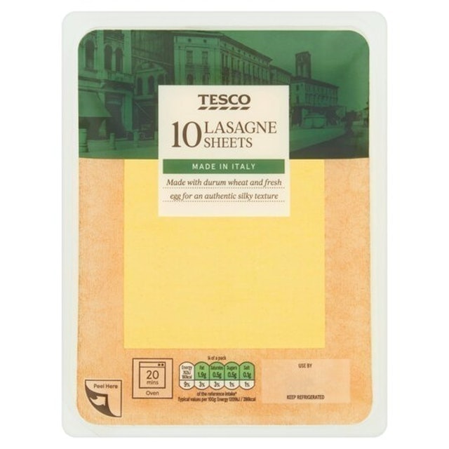 Fresh Lasagne Sheets 1