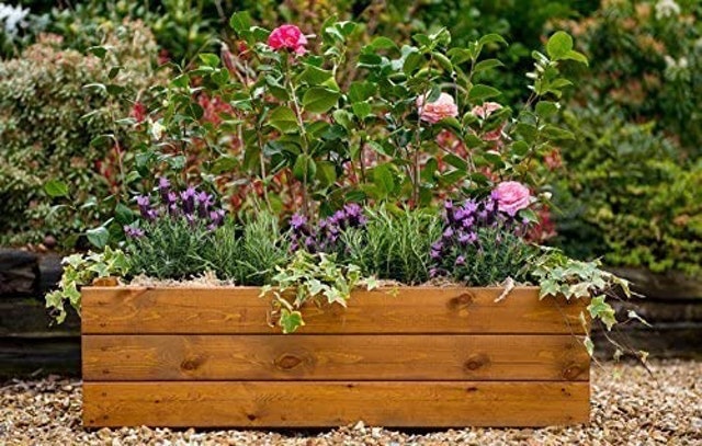 Heavy-Duty Wooden Planter 2