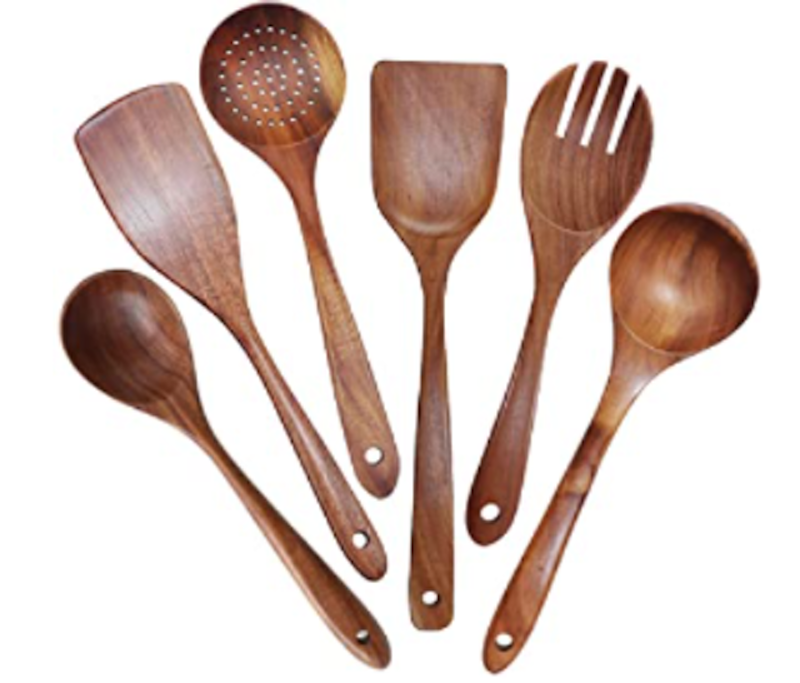 Wooden Utensil Cooking Set 1