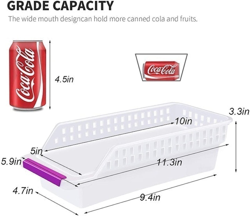 Colour-Coded Fridge Storage Drawers (large) 2