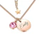 TMT UK Personalised Necklace with Name and Birthstone 1