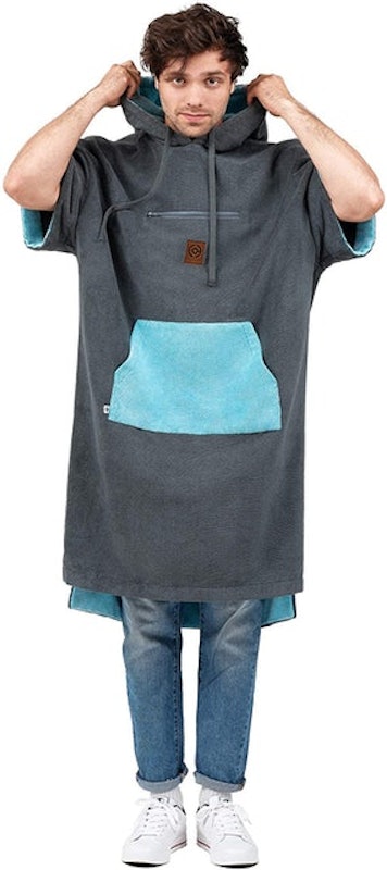 Changing Robe Towel Poncho With Zip Pocket 2